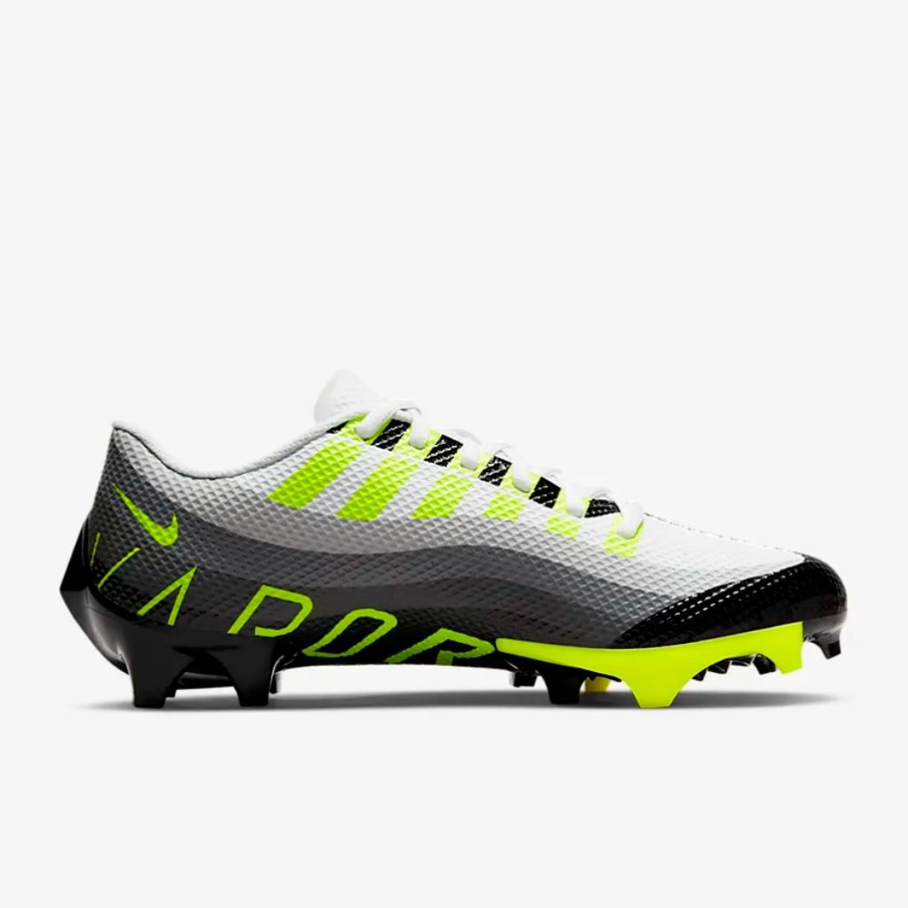 Nike Vapor Edge Speed 360 Volt/White/Grey Football Cleats DQ5110-071 - Picture 8 of 14